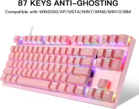 Motospeed K82 Professional Gaming Mechanical Keyboard RGB - USB